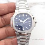 Swiss Copy Patek Philippe Nautilus 7118 Stainless Steel Blue Dial Watch